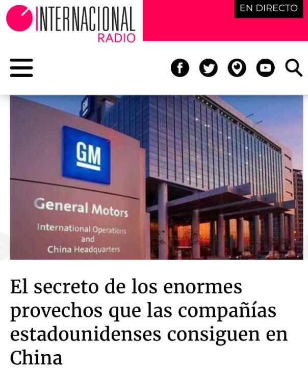 Spanish Radio International website forwarded on July 20, 2018